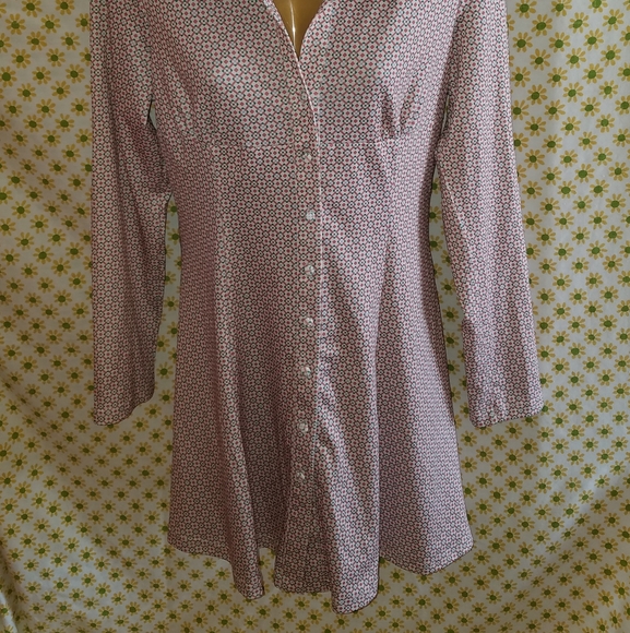 New with Tags Vintage Style CIDER Stretchy Polyester Mini Dress - Picture 6 of 10